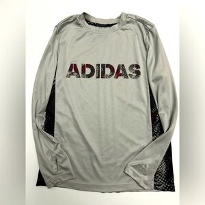 Adidas Kids Size S (8) Climalite Long Sleeve Top